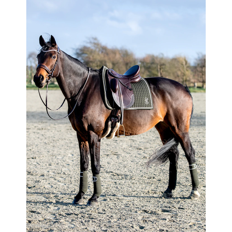 PS Of Sweden Elite Dressage Saddle Pad - Dark Green-5